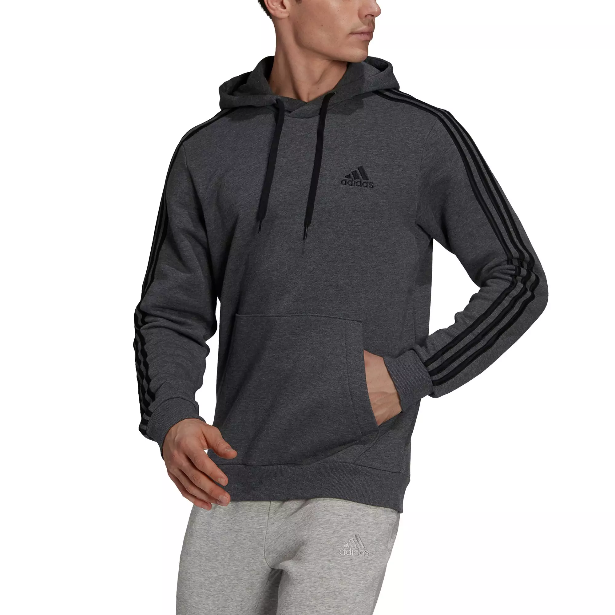 Adidas dark grey store hoodie